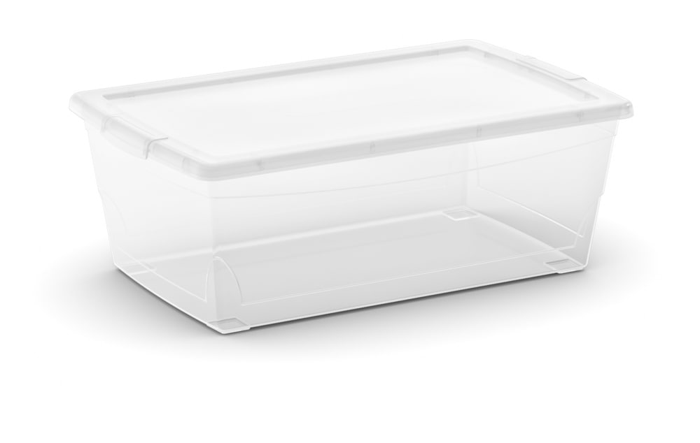 type A Clarity Transparent Storage Box with Lid, 9-L G3F0 - product image 2