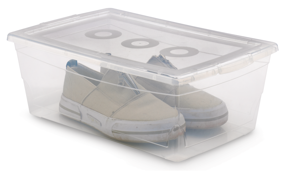 type A Clarity Transparent Storage Box with Lid, 9-L G3F0 - product image 5