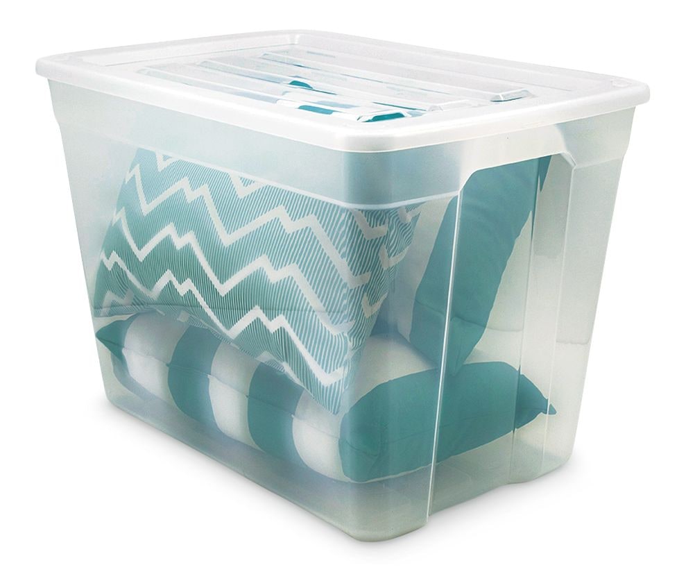type A Clear Storage Tote, 72-L V0M1 - product image 1