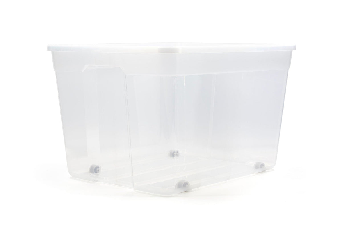 type A Clear Storage Tote with Wheels, 80-L G3I7 - product image 1