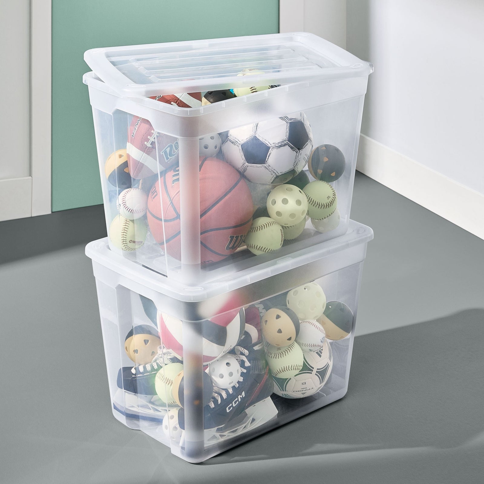 type A Clear Tote, 72-L, 2-pk M1M0 - product image 7