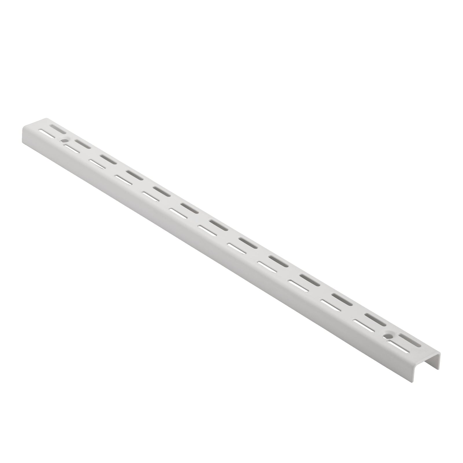 type A Double Track S-32 Wall Upright Shelf Bracket, White, 17-in L5H4 - product image 1