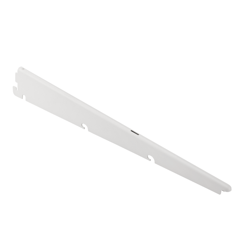 type A Double Track S-33 Shelf Bracket, White, 15-in L9B4