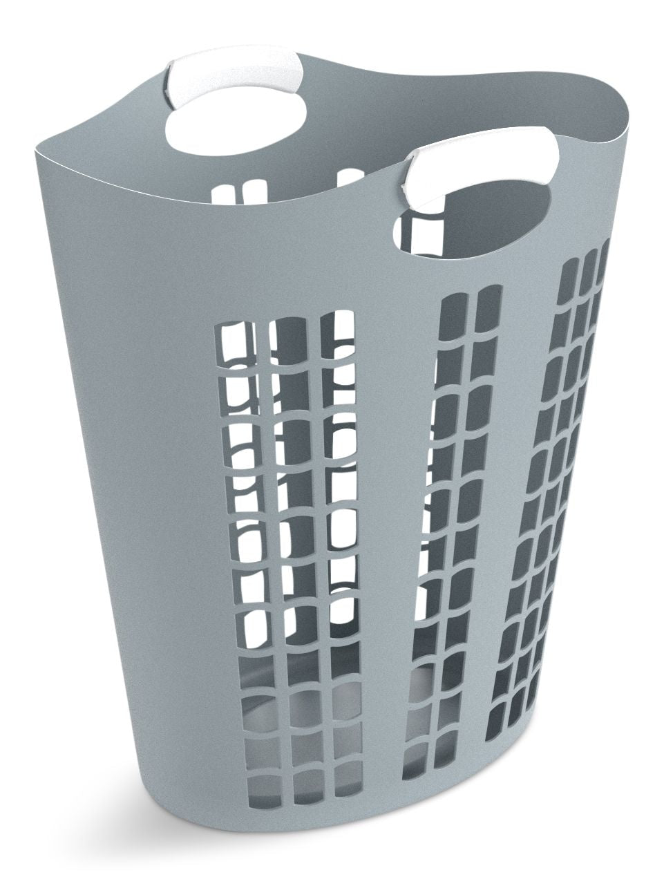 type A Easy Carry Flexible Laundry Hamper, 21.3 x 11 x 24.7-in, Grey K4T3 - product image 1
