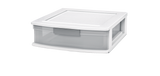 type A Element Clear White Frame Single Storage Drawer, 5-in J9A6 - product image 1