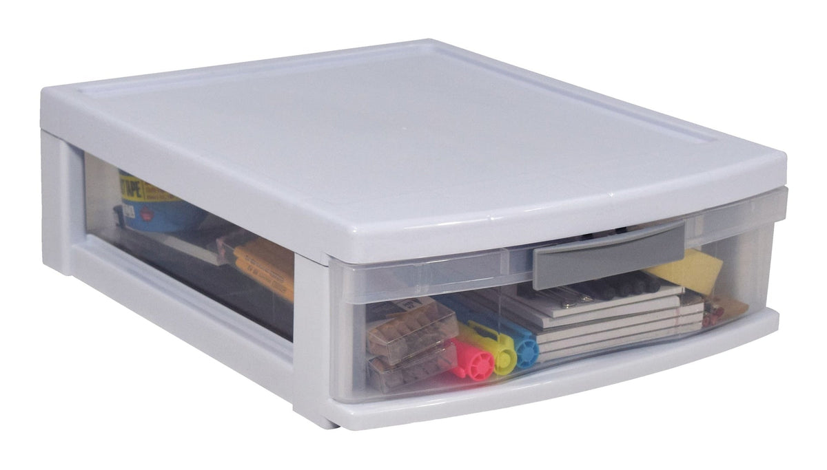 type A Element Clear White Frame Single Storage Drawer, 5-in J9A6 - product image 2