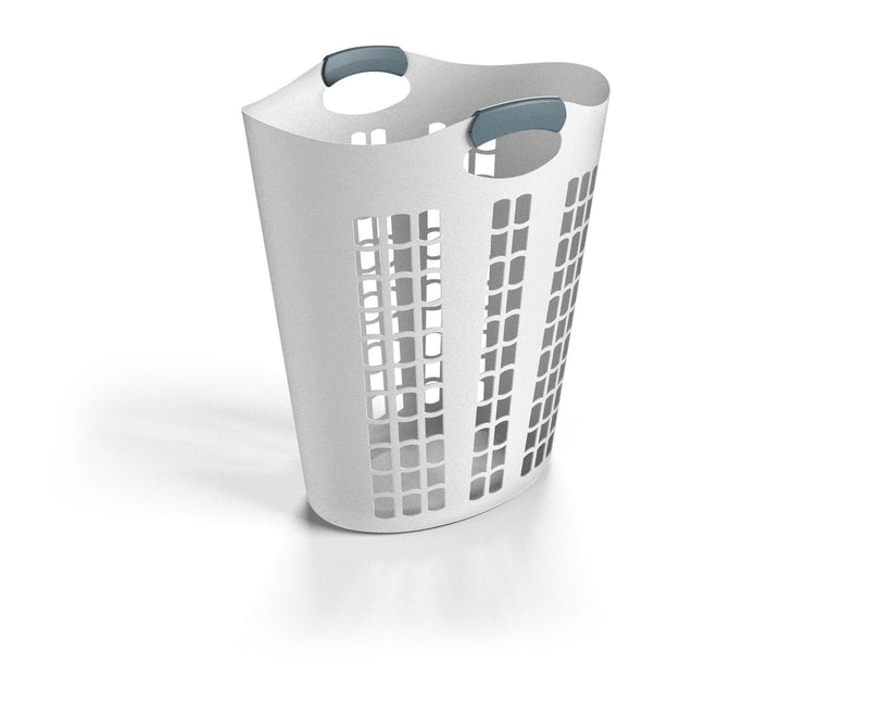 type A Flexible Laundry Hamper, White W5J3