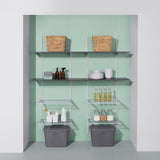 type A Floating Wall Shelf Board, Black Slate, 16 x 35-in Z2M9 - product image 7