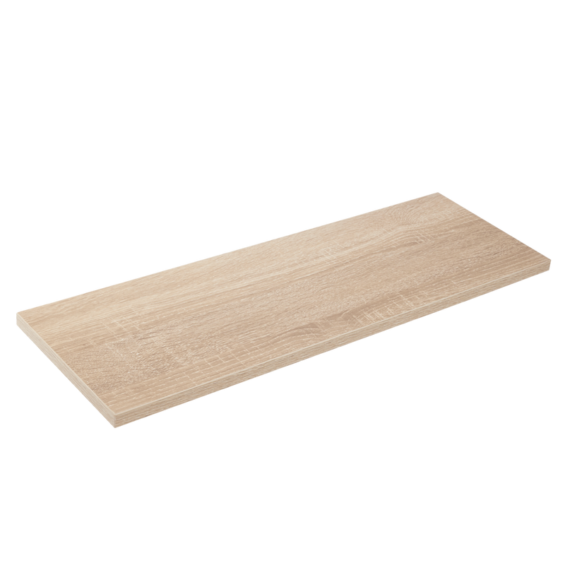 type A Floating Wall Shelf Board, Oak Sonoma Finish, 12 x 24-in K5Q6
