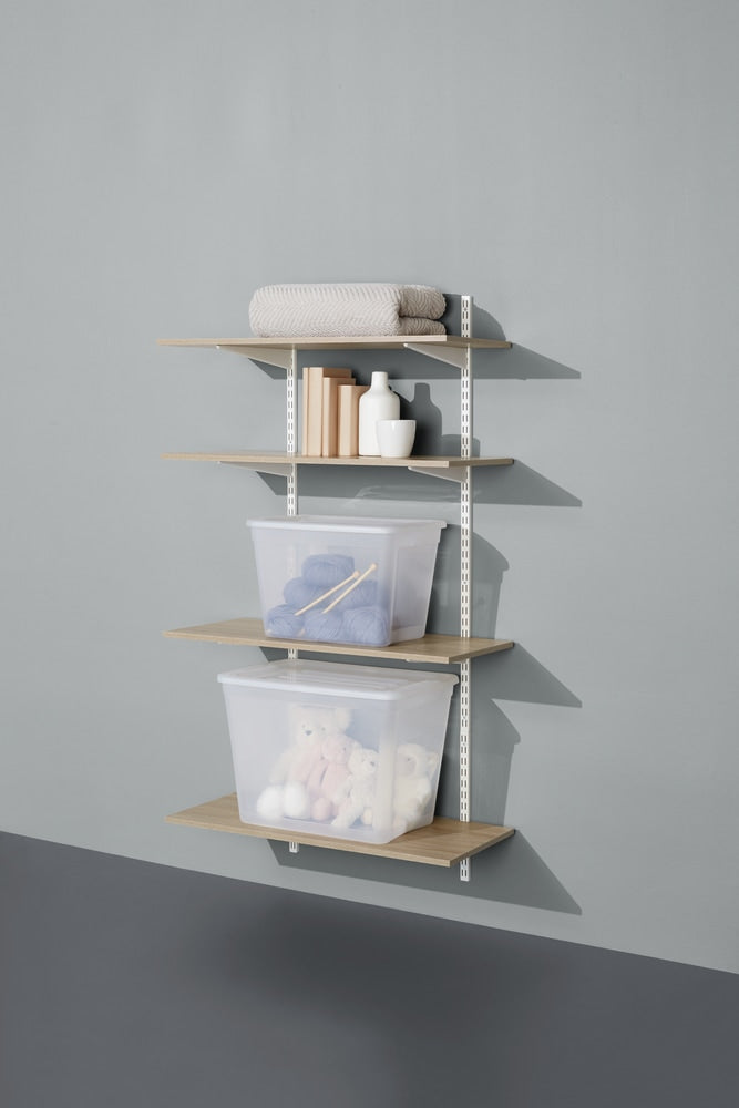 type A Floating Wall Shelf Board, Oak Sonoma Finish, 16 x 35-in Z9V9 - product image 1