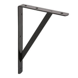 type A Heavy-Duty Shelf Bracket, Black, 8 x 12-in Z5C5 - product image 1