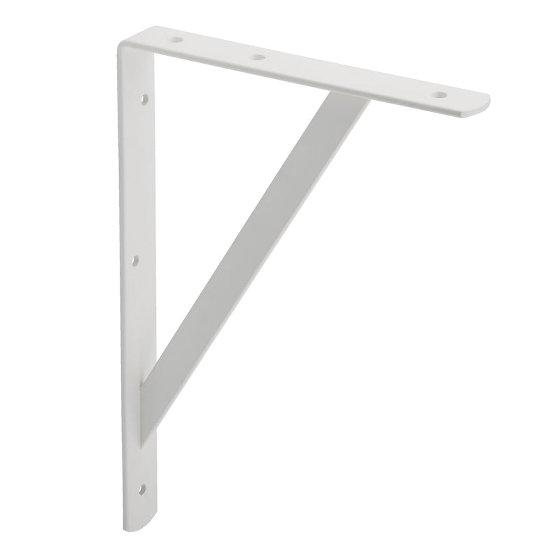 type A Heavy-Duty Shelf Bracket, White, 8 x 12-in V5X2