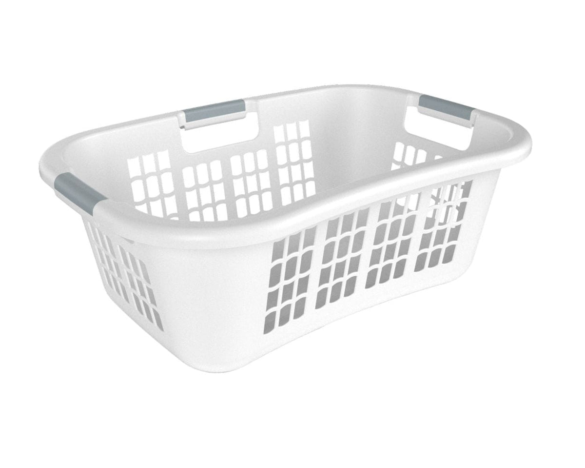 type A Hip Hugging Laundry Basket, Standard, White X7K6 - product image 1