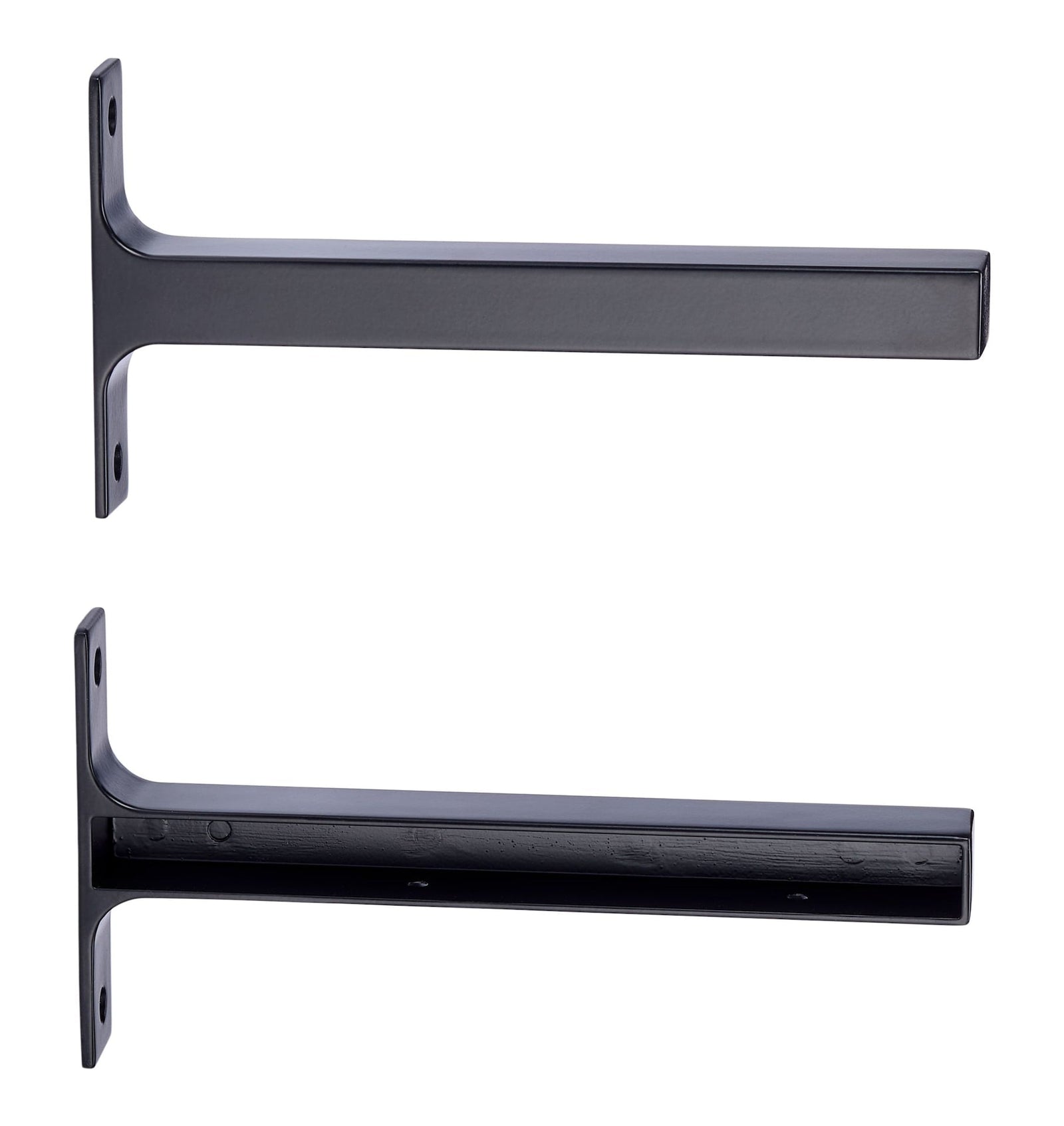 Type A Indoor Edge Bracket for 12-in Shelf Board, 2-pk G0M1 - product image 3