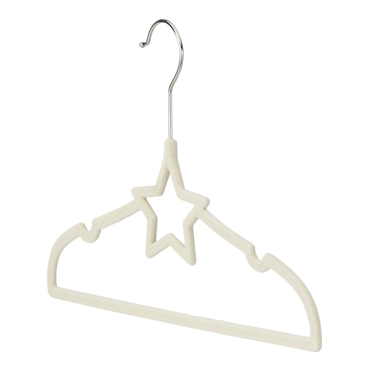 type A Kids' Non-Slip Slim Swivel Hanger with Star, Drizzle, 10-pk R4K3 - product image 1