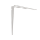 type A Light-Duty Shelf Bracket, White, 10 x 12-in E8S8 - product image 1