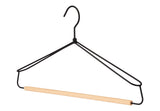 type A Metal Wire Hanger with Wooden Bar, 3-pk L4D2 - product image 1