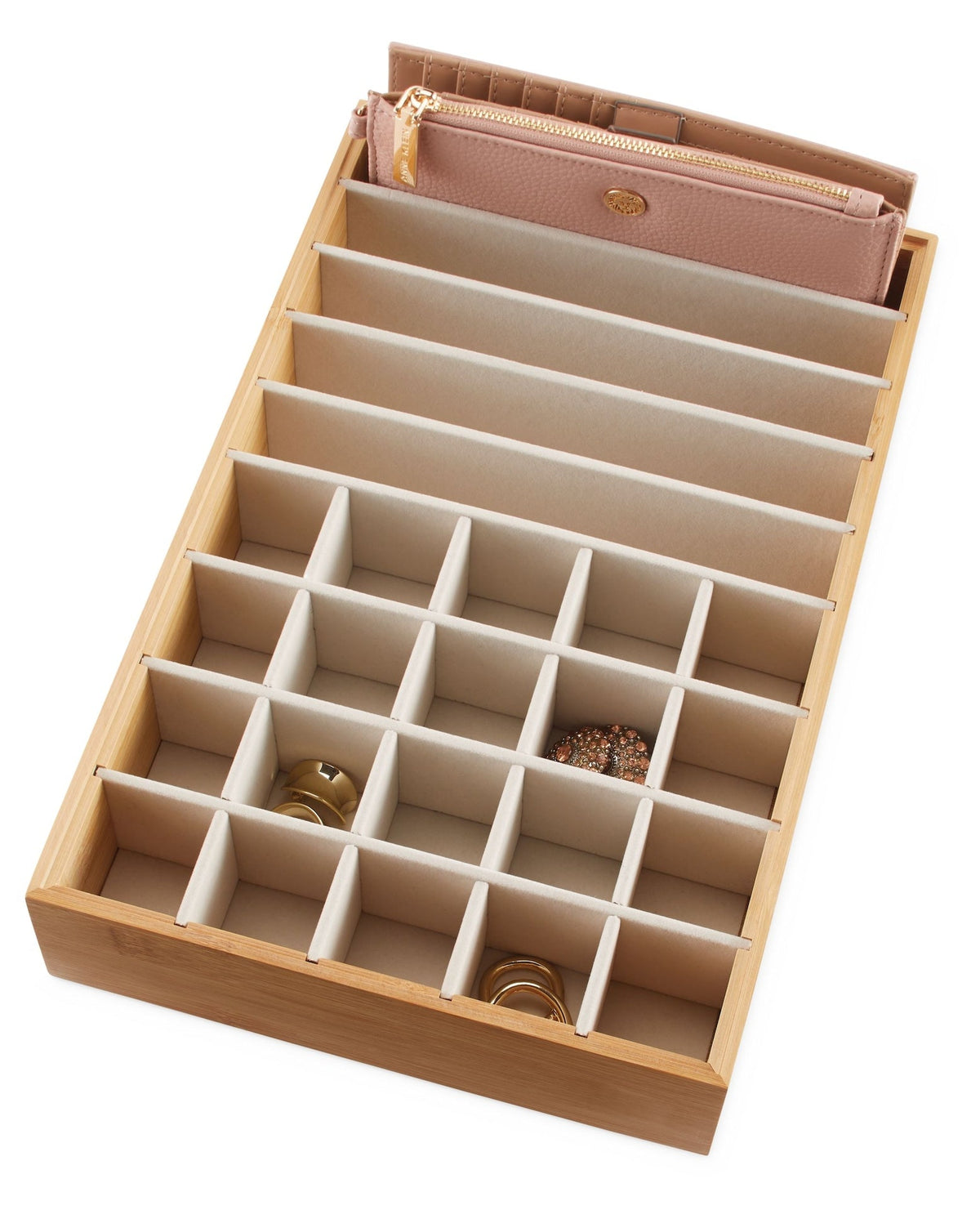 type A Modular Bamboo Accessory Storage Tray F7B2 - product image 1