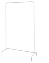 Type A OPP Garment Rack, Easy Assembly, White Q5K5 - product image 1
