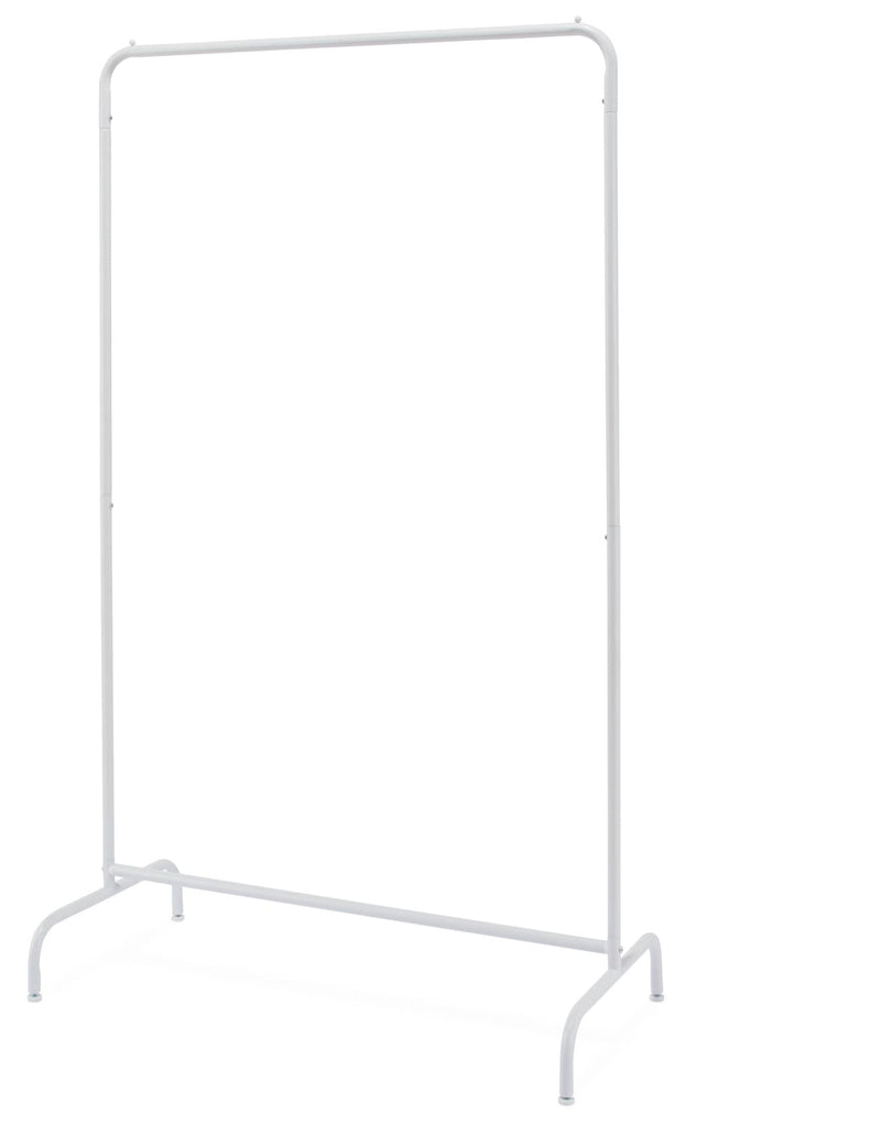 Type A OPP Garment Rack, Easy Assembly, White Q5K5