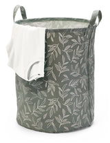 type A Prima Round Collapsible Laundry Hamper, 80-L, Botanical S0U0 - product image 1