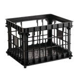 type A Prima Stackable Milk Crate Storage Basket, 30.7-L, Black X0A2 - product image 1