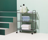 type A Radiant 3-Tier Utility Cart with Wheels, Grey Q4Y8 - product image 5