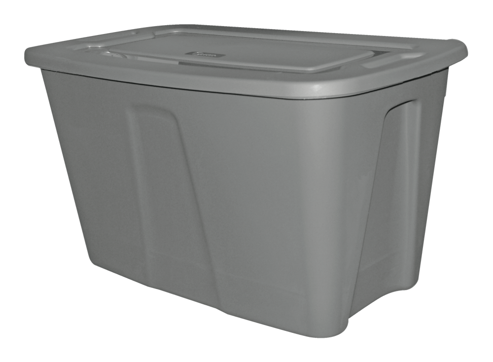 type A Restore Stackable Nesting Storage Box with Lid, 121-L, Grey M6P7 - product image 1