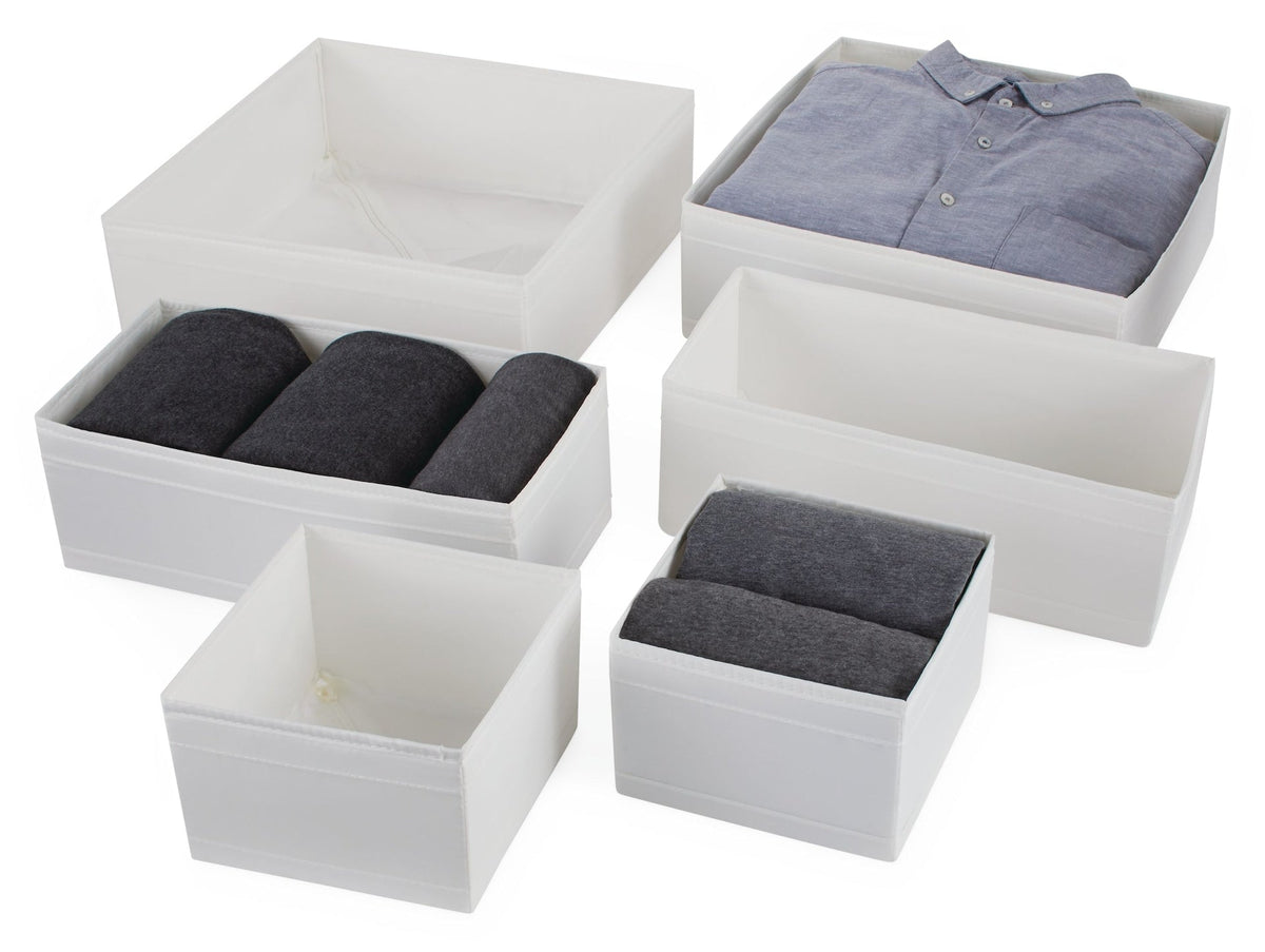 type A Soft Fabric All-Purpose Storage Box Set, 6-pk L8E7 - product image 1