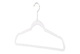 type A Space-Saving Non-Slip Plastic Swivel Hangers, Clear, 10-pk D1H4 - product image 1