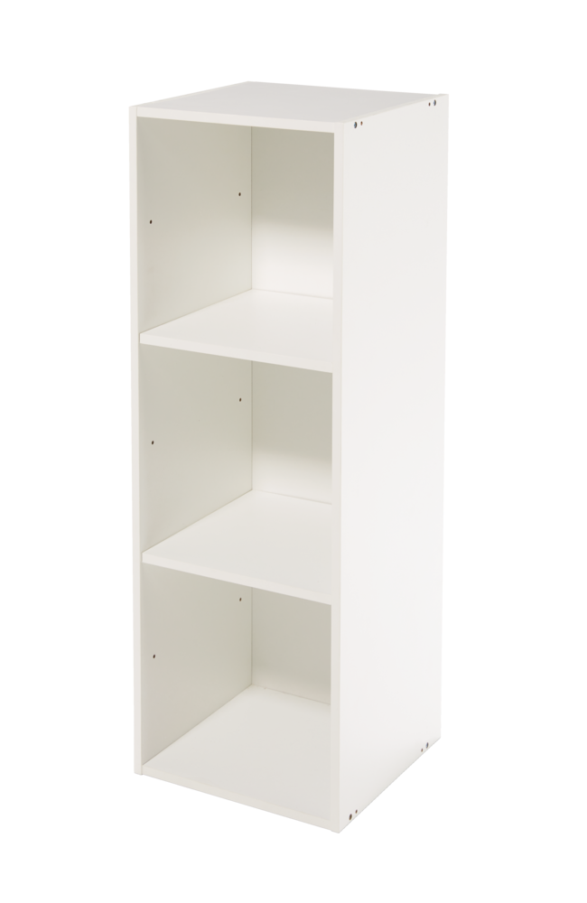 type A Stack Modular 3-Shelf Organizer, White T8Q4 - product image 1
