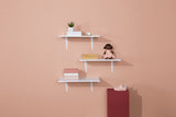type A Wooden Floating Wall Shelf Board, White, 12 x 24-in O3K5 - product image 2