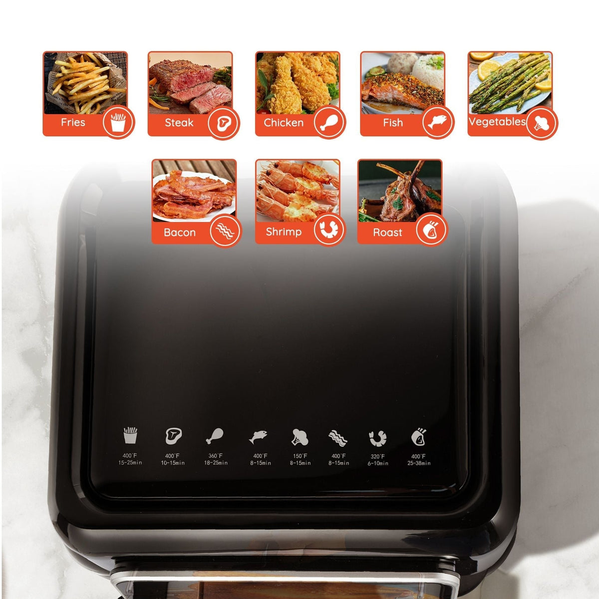 Cosa Digital Air Fryer with 8 Cook Modes, 12.46-qt Q1K1 - product image 6