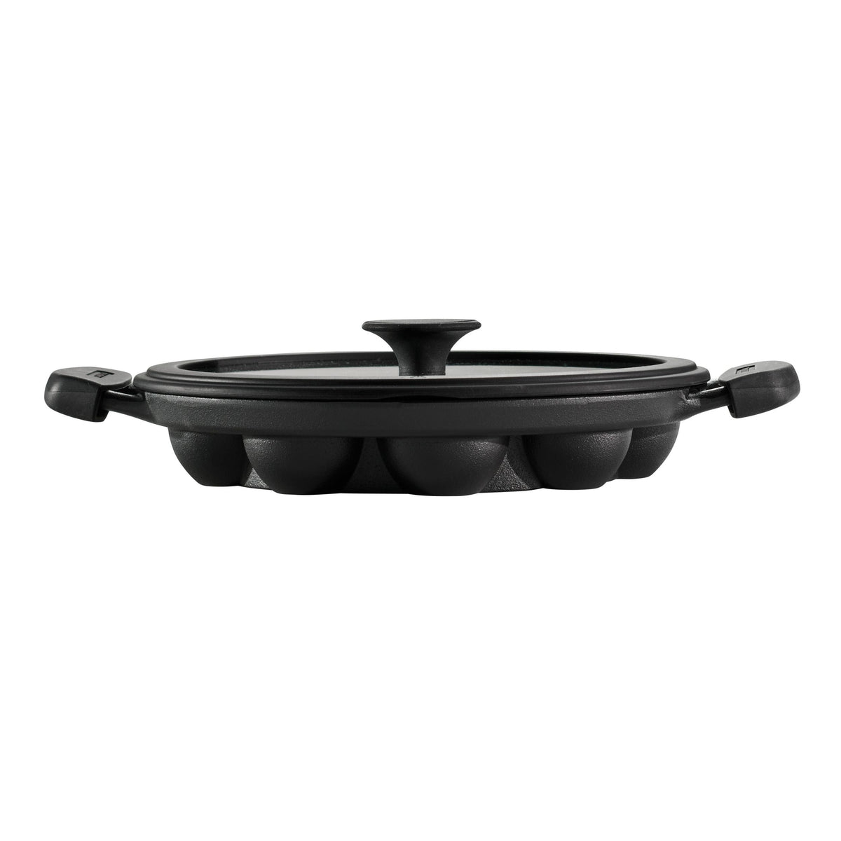 Pre-Seasoned Cast Iron Paniyarrakal with Lid Y6Q7 - product image 1
