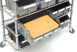 Classics 7-Tier NSF 16-Bin Rack Shelving, 36-in x 14-in x 56-in X1F5 - product image 5