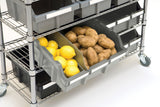 Classics 7-Tier NSF 16-Bin Rack Shelving, 36-in x 14-in x 56-in X1F5 - product image 7