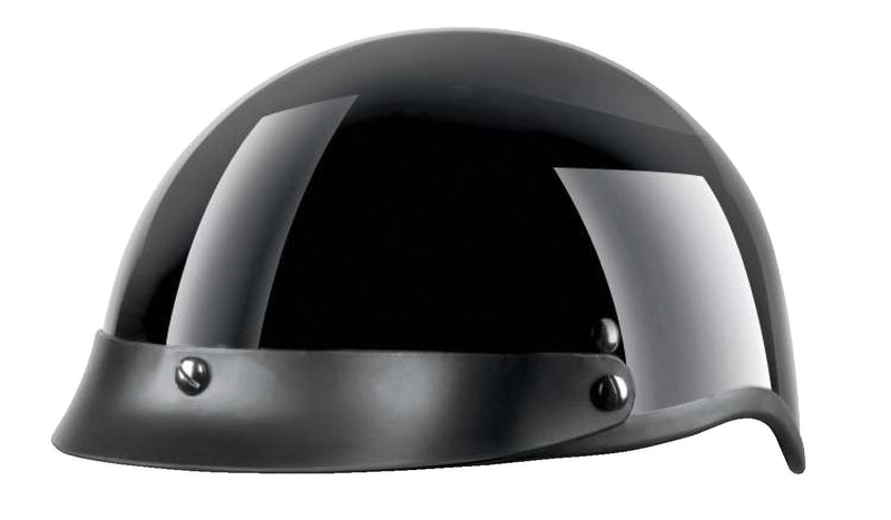 Shorty Classic Half-Shell Cruiser Helmet, Lightweight, Black, Assorted Sizes S2W7