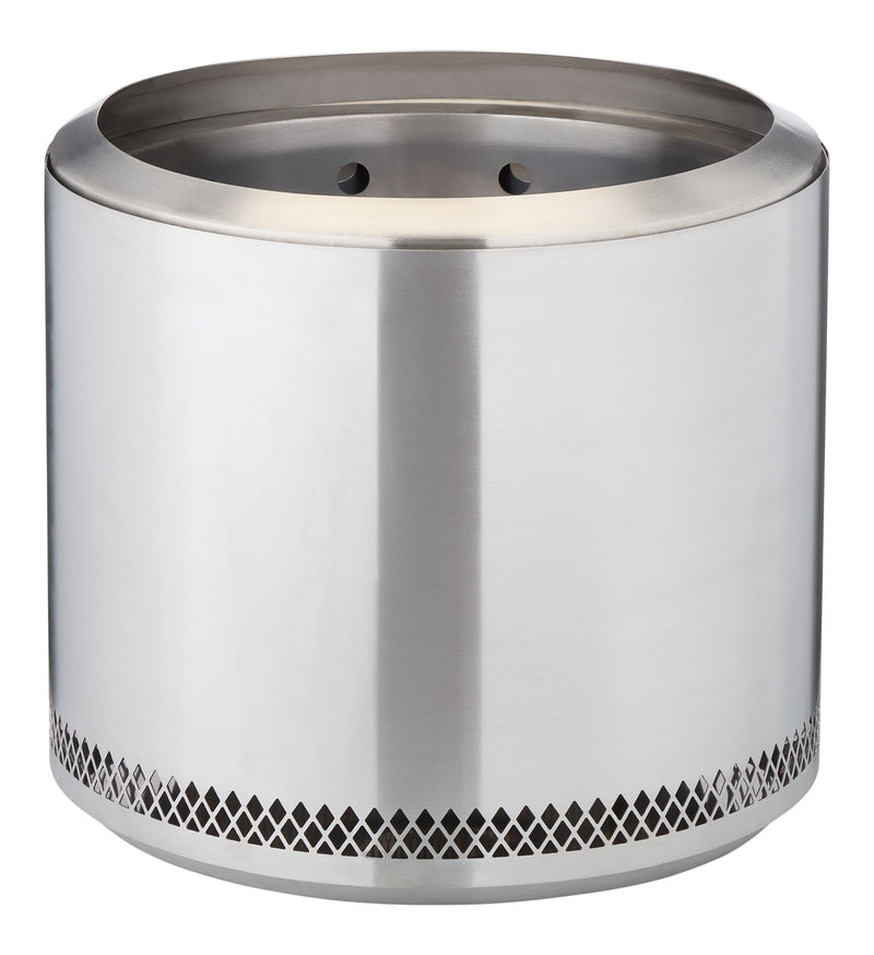 Casting Stainless Steel Smokeless Bonfire Wood Burning Fire Pit, 19-in B9I2