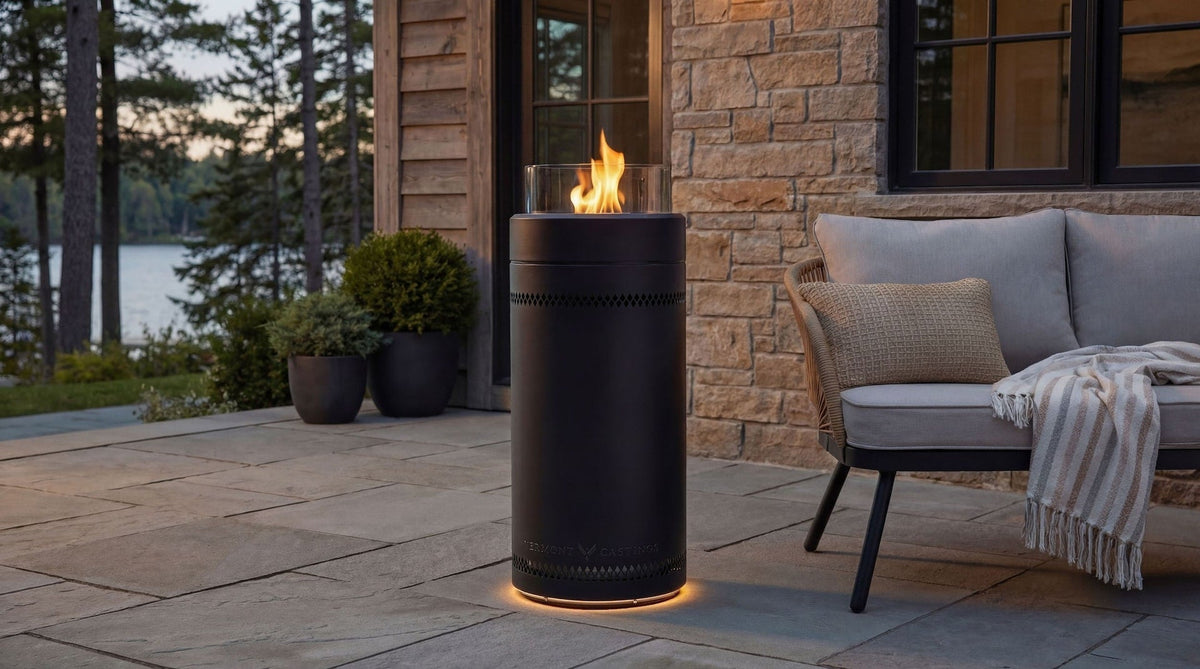 LP Gas Fire Column with LED Glow Ring U5B1 - product image 6