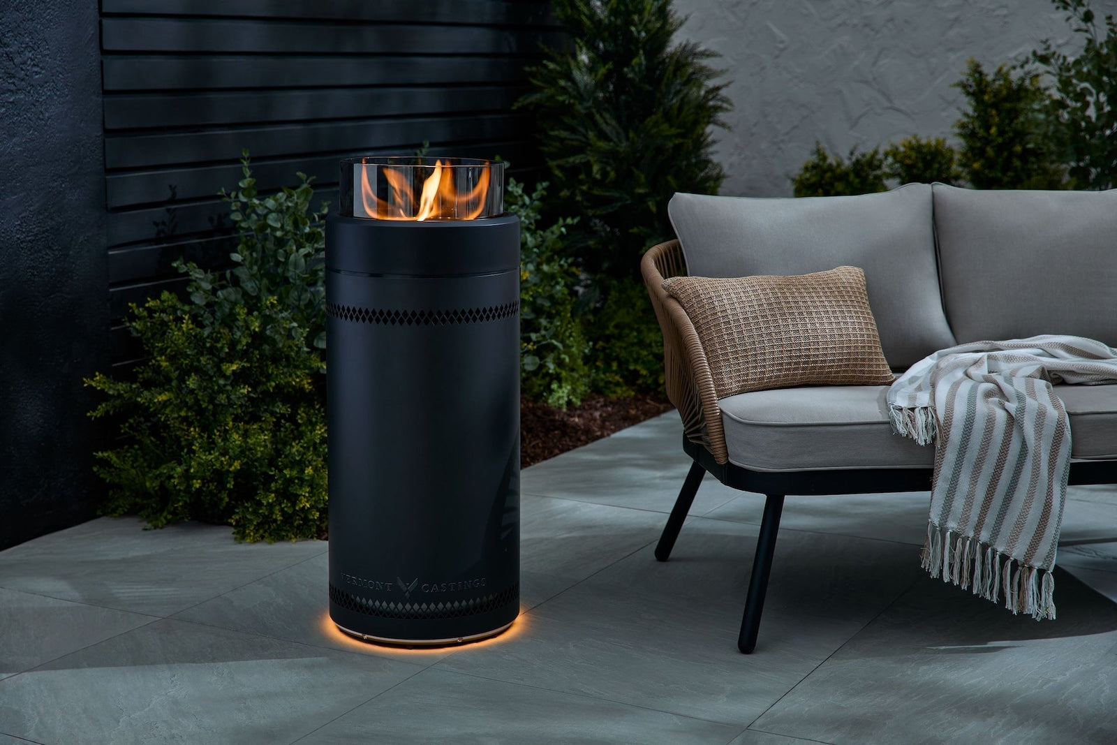 LP Gas Fire Column with LED Glow Ring U5B1 - product image 8