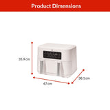 Colour Series Trizone Air Fryer, Shortbread Colour, 9-qt L2I6 - product image 4
