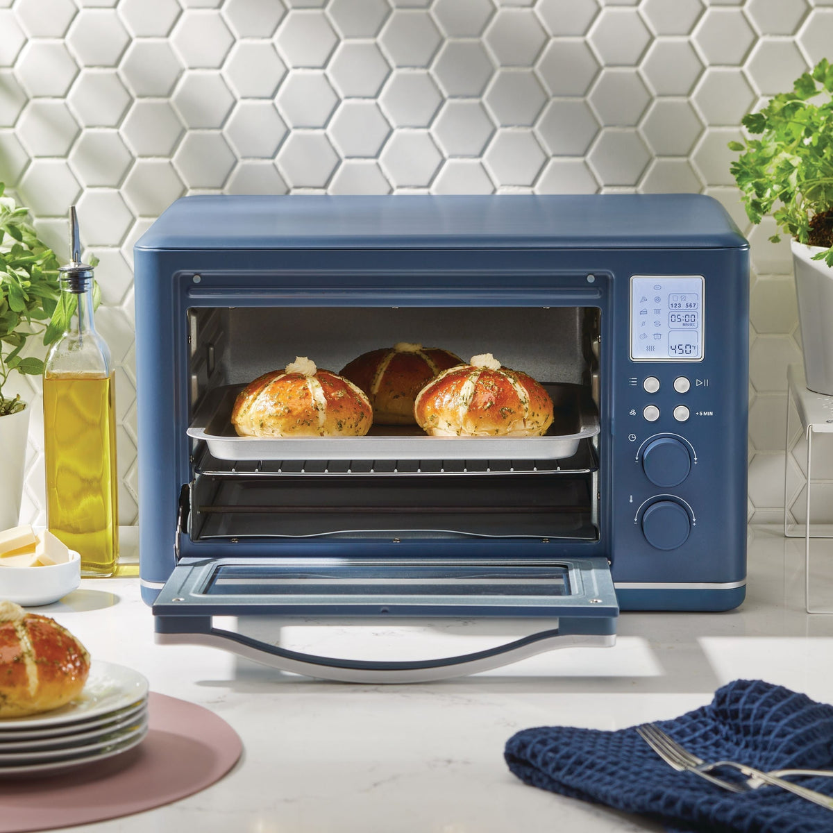 Digital Multi-Functional Air Fryer Toaster Oven with 11 Pre-Set Functions, Bluefin, 6-Slices W1Y0 - product image 8