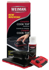 Complete Glass Cooktop Cleaning Kit, 3-pc, Include Scrub Pad, Scraper and Cleaning Solution J2G8 - product image 1