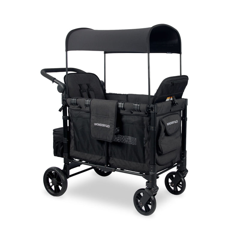 W2 Elite Double Stroller Wagon, 2-Seater, Black N0M7
