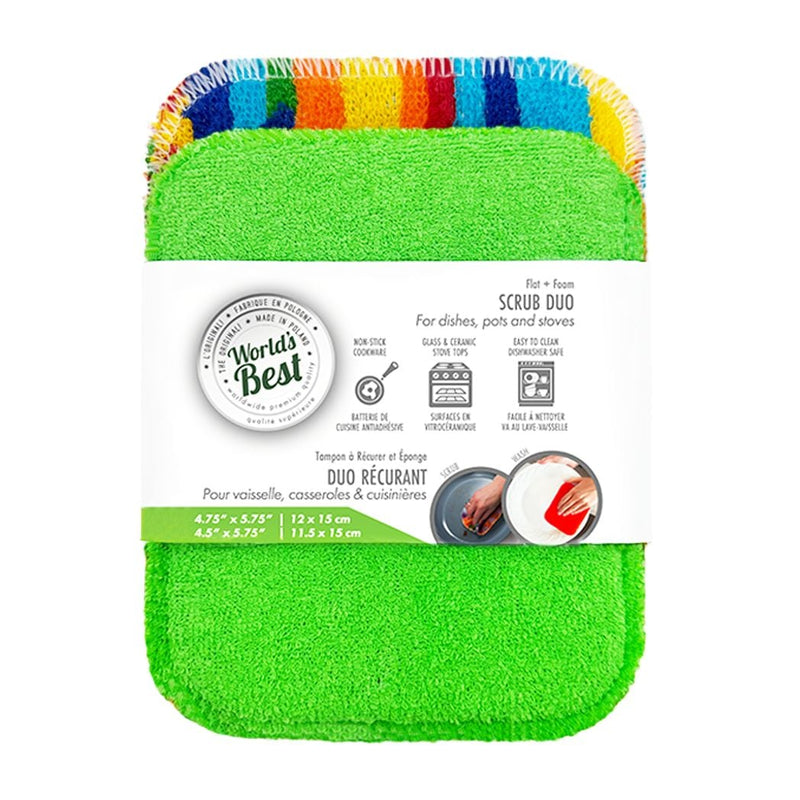 Best Foam Pot Scrubber, Washable, 2-pk S0V8
